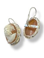 Ohrringe Mandile 1922 Dame Cammei  in Silber Conchiglia 2MORCM9 - 2MORCM9